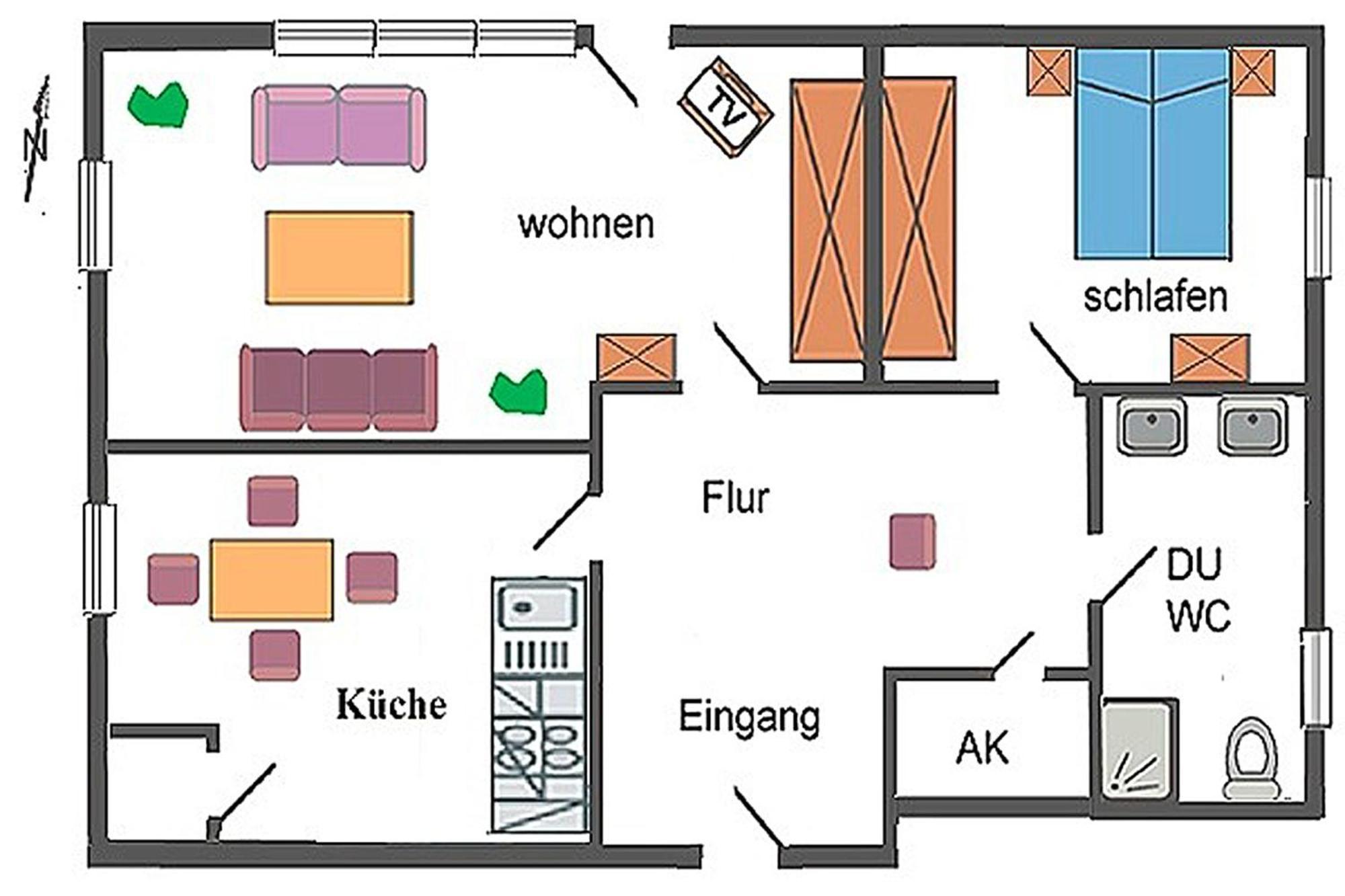 Waldesruh - Fw Apartment Цингст Екстериор снимка